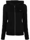 PHILIPP PLEIN RHINESTONE-EMBELLISHED FULL-ZIP HOODIE