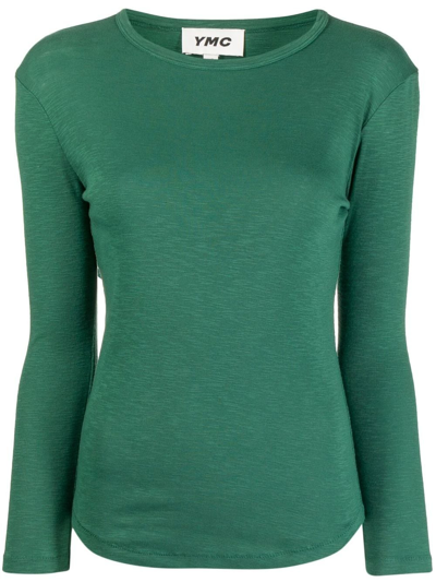 Ymc You Must Create Charlotte Long-sleeve T-shirt In Green