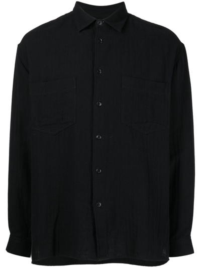 Ymc You Must Create Mitchum Cotton Shirt In Black