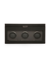 Wolf Axis Triple Watch Winder In Black