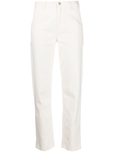 Carhartt Straight-leg Cotton Trousers In Beige