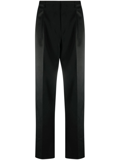 Lanvin Straight-leg Tailored Trousers In Black