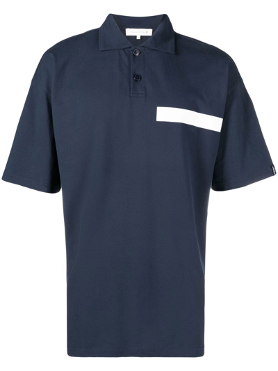 Mackintosh Short-sleeve Polo Shirt In Blue