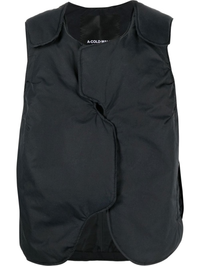 A-cold-wall* Black Converge Waistcoat