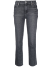 PAIGE CROPPED SKINNY-CUT JEANS