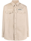 Apc 35 Years Military Shirt In Neutrals