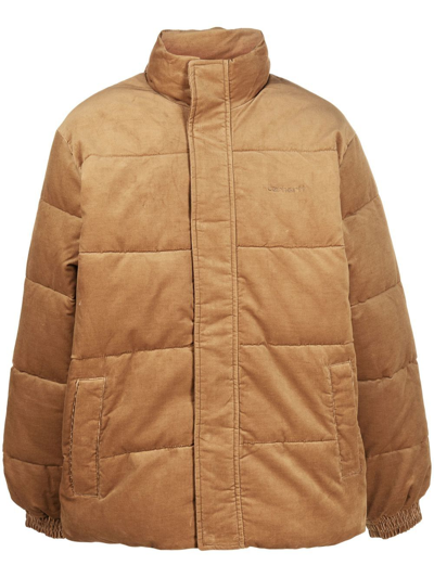 Carhartt Layton Puffer Jacket In Brown