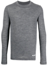 Jil Sander Lightweight Long Sleeve T-shirt In Grey