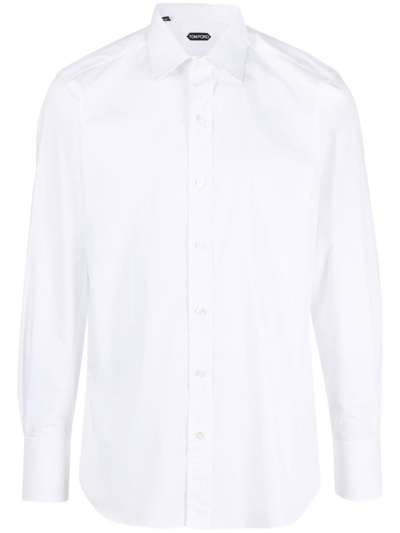 Tom Ford Cotton Shirt In White
