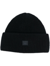 Acne Studios Beanie Hat In Black