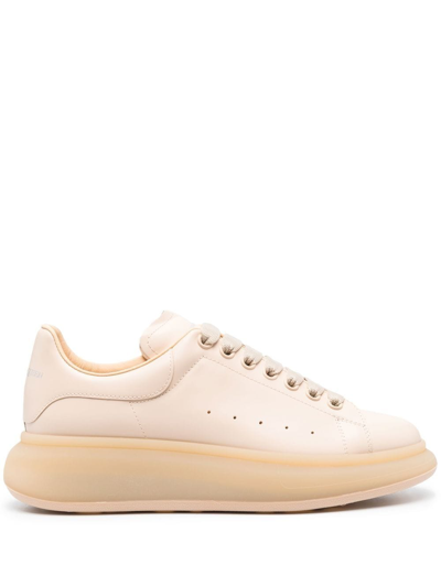 Alexander Mcqueen Oversized Low-top Sneakers In Neutrals