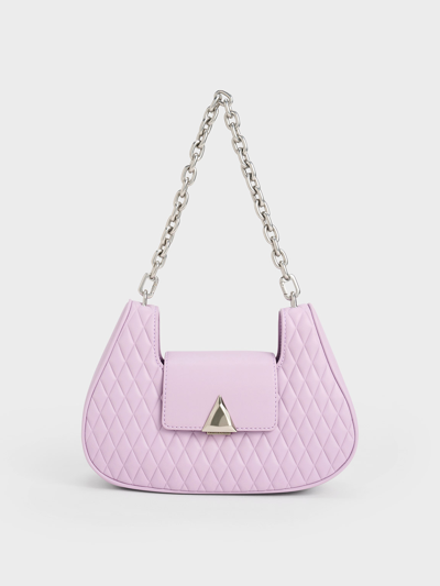 ★CHARLES&KEITH llic Curved Shoulder Bag/送料込 Charles & Keith Bag in Metallic Curved Shoulder Bag | AjmanShop