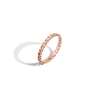 Aurate New York Infinity Heart Ring (vermeil) Rose Gold
