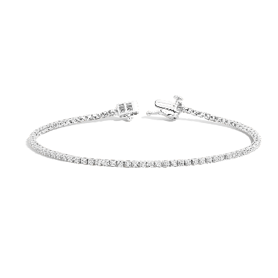 Aurate New York Dazzling Diamond Tennis Bracelet In White