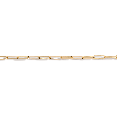 Aurate New York Large Gold Chain Anklet In Rose
