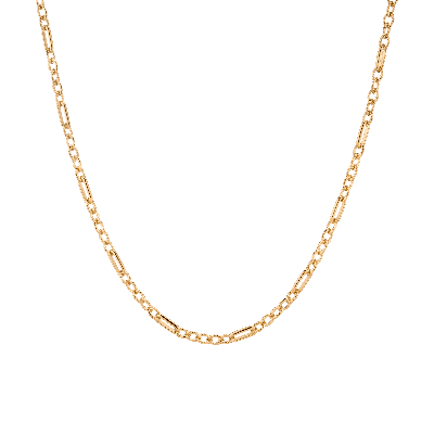 Aurate New York Infinity Chain Link Necklace In White