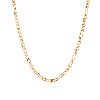 Aurate New York Bold Infinity Chain Link Necklace In White