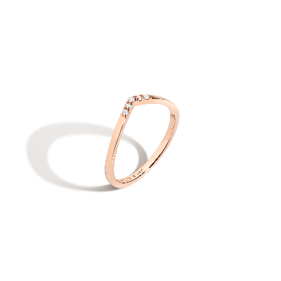Aurate New York Diamond Brooklyn Bridge Ring In Rose