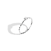 Aurate New York Midi Stackable Twist Diamond Ring In White
