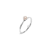 Aurate New York Simple Pearl Ring In White