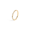 Aurate New York Quadricolor Ring With White Diamonds In Yellow