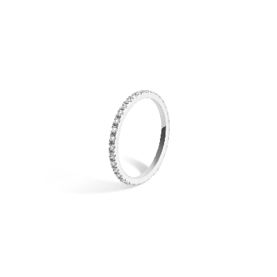 Aurate New York Quadricolor Ring With White Diamonds