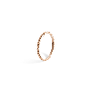 Aurate New York Mini Circle Ring In Rose