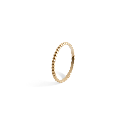 Aurate New York Mini Circle Ring In Yellow