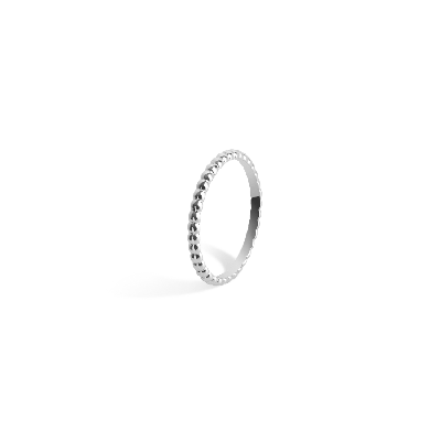 Aurate New York Mini Circle Ring In White