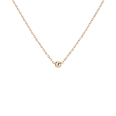 Aurate New York Gold Ball Pendant In Yellow