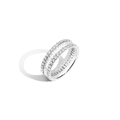 Aurate New York Multi-cut Baguette Quadri Diamond Ring In White