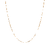Aurate New York Gold Diamond Cut Chain Necklace In Rose