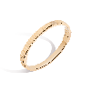 Aurate New York Bold Infinity Gold Hinged Bracelet In Yellow