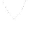 Aurate New York Triple Baguette Diamond Necklace In White