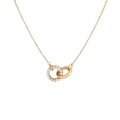 Aurate New York Diamond Connection Necklace In White