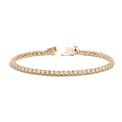 Aurate New York Dazzling Diamond Miracle Set Tennis Bracelet In White