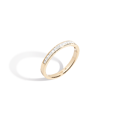 Aurate New York Channel Gold Diamond Ring In White