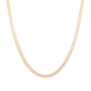 Aurate New York Gold Herringbone Chain Necklace In Yellow