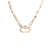 Aurate New York X Kerry: Lioness Chain Necklace In Rose