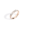 Aurate New York Bold Half Diamond Baguette Ring In Rose