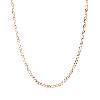 Aurate New York Large Gold Curb Chain Necklace In Rose