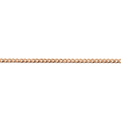 Aurate New York Large Gold Curb Chain Bracelet In Rose