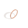 Aurate New York Skinny Love Me Knot Ring 18k Rose Gold
