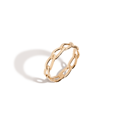 Aurate New York Open Link Ring 18k Yellow Gold