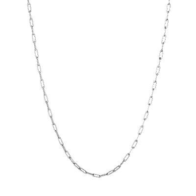 Aurate New York Medium Chain Necklace In White