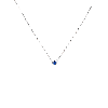 Aurate New York Birthstone Necklace In White