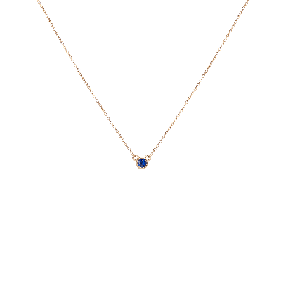 Aurate New York Birthstone Necklace In Yellow