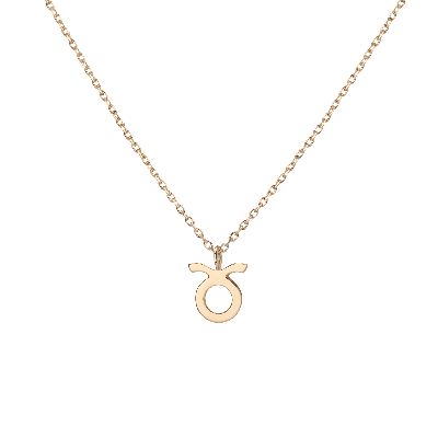 Aurate New York Zodiac Necklace In Yellow