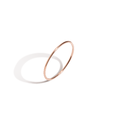 Aurate New York Stackable Ring In Rose