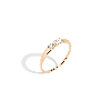 Aurate New York Bold Diamond Stacker Ring In White